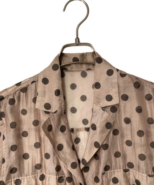 Spick and Span（スピック＆スパン）Spick and Span (スピック＆スパン) シアードットサファリシャツ ベージュ サイズ:Freeの古着・服飾アイテム