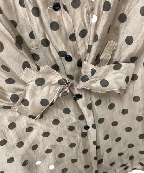 Spick and Span（スピック＆スパン）Spick and Span (スピック＆スパン) シアードットサファリシャツ ベージュ サイズ:Freeの古着・服飾アイテム