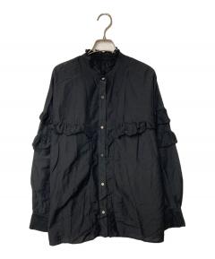 中古・古着通販】yori (ヨリ) ラメクローバーティアードジレ ブラック
