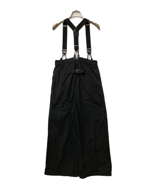 Spick and Span（スピック＆スパン）Spick and Span (スピック＆スパン) サスペンダー付きワーカーパンツ ブラック サイズ:36の古着・服飾アイテム