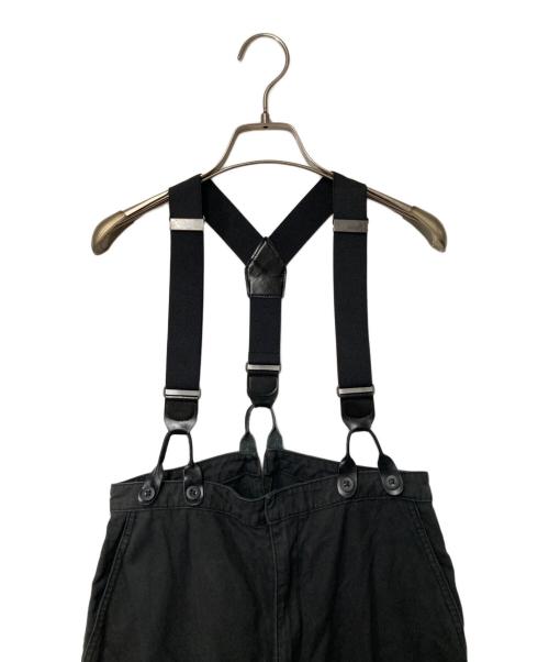 Spick and Span（スピック＆スパン）Spick and Span (スピック＆スパン) サスペンダー付きワーカーパンツ ブラック サイズ:36の古着・服飾アイテム