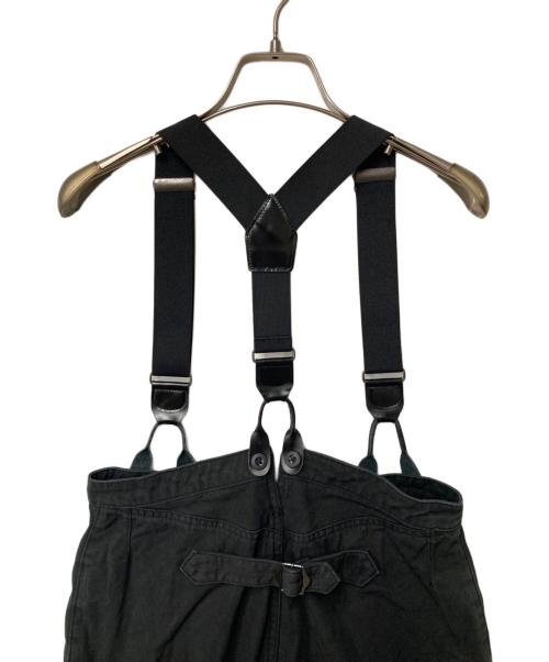 Spick and Span（スピック＆スパン）Spick and Span (スピック＆スパン) サスペンダー付きワーカーパンツ ブラック サイズ:36の古着・服飾アイテム
