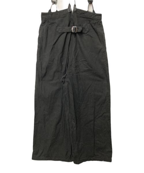 Spick and Span（スピック＆スパン）Spick and Span (スピック＆スパン) サスペンダー付きワーカーパンツ ブラック サイズ:36の古着・服飾アイテム