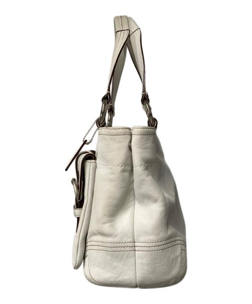 COACH（コーチ）COACH (コーチ) トートバッグ ホワイトの古着・服飾アイテム