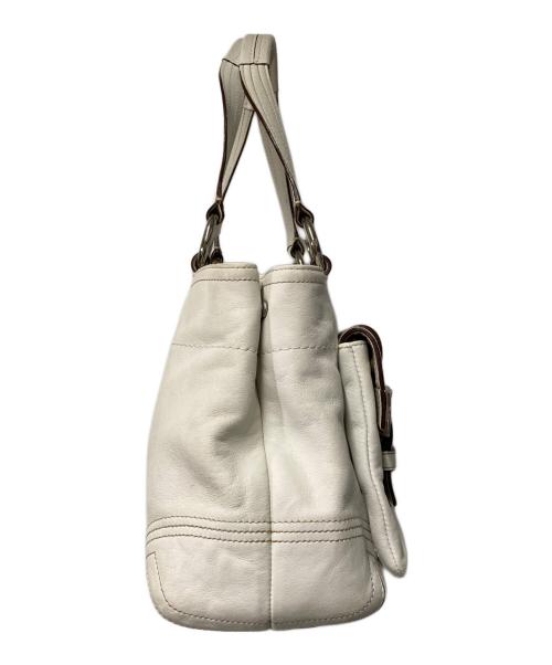 COACH（コーチ）COACH (コーチ) トートバッグ ホワイトの古着・服飾アイテム