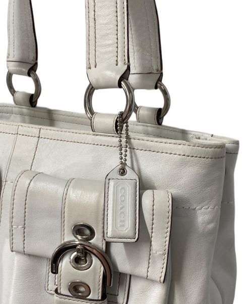 COACH（コーチ）COACH (コーチ) トートバッグ ホワイトの古着・服飾アイテム