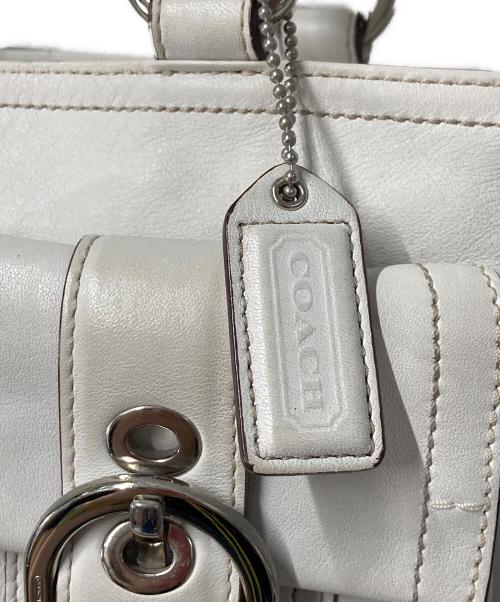 COACH（コーチ）COACH (コーチ) トートバッグ ホワイトの古着・服飾アイテム