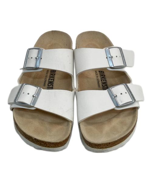BIRKENSTOCK（ビルケンシュトック）BIRKENSTOCK (ビルケンシュトック) アリゾナサンダル ホワイト サイズ:24cmの古着・服飾アイテム