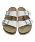 中古・古着 BIRKENSTOCK (ビルケンシュトック) アリゾナサンダル ホワイト サイズ:24cm：5000円