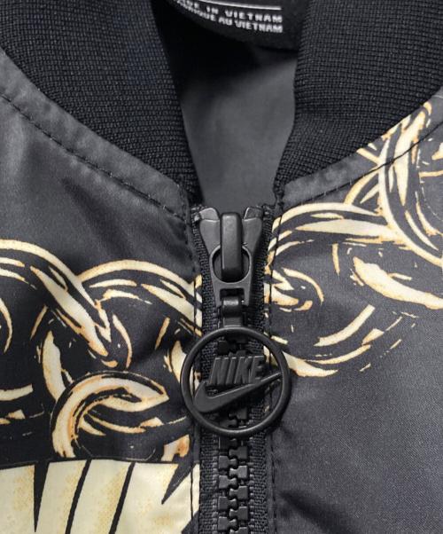 NIKE（ナイキ）NIKE (ナイキ) シンセティック フィル グラム ダンク ボンバージャケット ブラック サイズ:Ｍの古着・服飾アイテム