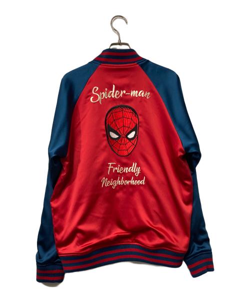 MARVEL（マーベル）MARVEL (マーベル) PONEYCOMB TOKYO (パニカムトーキョー) リバーシブル ヴェノム カーネイジ スカジャン ブラック×ホワイト サイズ:Ｍの古着・服飾アイテム