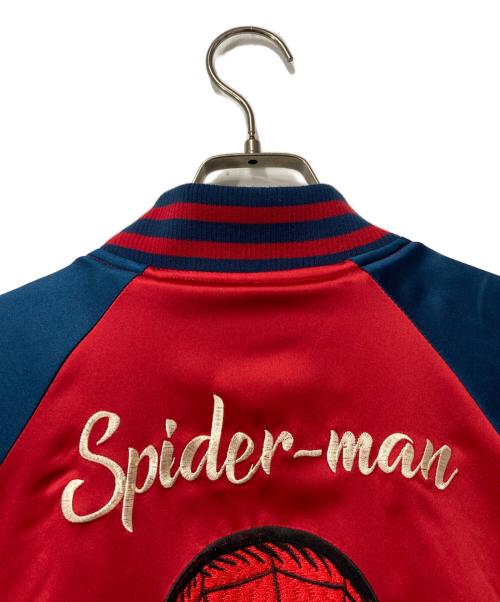 MARVEL（マーベル）MARVEL (マーベル) PONEYCOMB TOKYO (パニカムトーキョー) リバーシブル ヴェノム カーネイジ スカジャン ブラック×ホワイト サイズ:Ｍの古着・服飾アイテム
