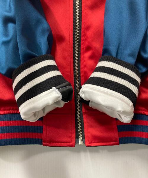 MARVEL（マーベル）MARVEL (マーベル) PONEYCOMB TOKYO (パニカムトーキョー) リバーシブル ヴェノム カーネイジ スカジャン ブラック×ホワイト サイズ:Ｍの古着・服飾アイテム
