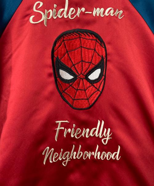 MARVEL（マーベル）MARVEL (マーベル) PONEYCOMB TOKYO (パニカムトーキョー) リバーシブル ヴェノム カーネイジ スカジャン ブラック×ホワイト サイズ:Ｍの古着・服飾アイテム