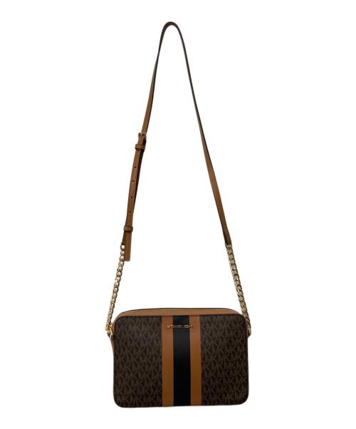 MICHAEL KORS（マイケルコース）MICHAEL KORS (マイケルコース) ショルダーバッグ ブラウンの古着・服飾アイテム