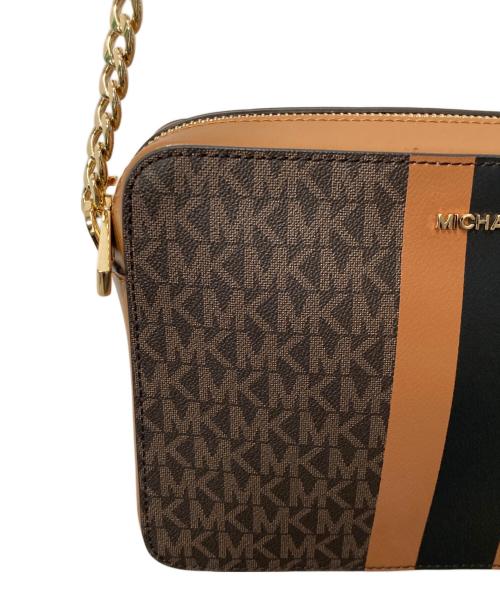 MICHAEL KORS（マイケルコース）MICHAEL KORS (マイケルコース) ショルダーバッグ ブラウンの古着・服飾アイテム