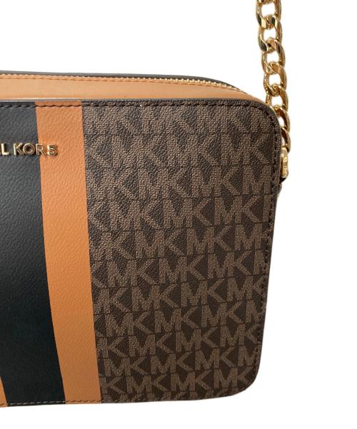 MICHAEL KORS（マイケルコース）MICHAEL KORS (マイケルコース) ショルダーバッグ ブラウンの古着・服飾アイテム