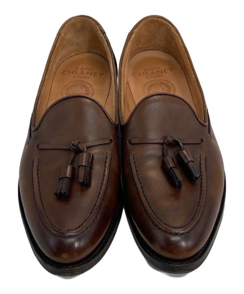 JOSEPH CHEANEY（ジョセフチーニー）Joseph Cheaney (ジョセフチーニー) CAVENDISH3 タッセルローファー ブラウン サイズ:7 1/2の古着・服飾アイテム