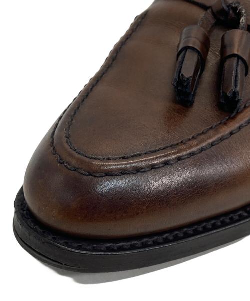 JOSEPH CHEANEY（ジョセフチーニー）Joseph Cheaney (ジョセフチーニー) CAVENDISH3 タッセルローファー ブラウン サイズ:7 1/2の古着・服飾アイテム