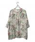 LEILIAN (レリアン) 花柄シアーチュニックブラウス ホワイト サイズ:15：6000円