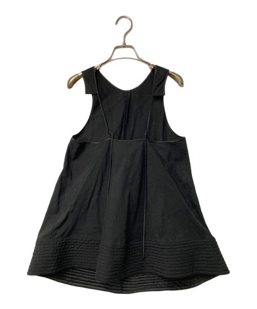 Curensology（カレンソロジー）Curensology (カレンソロジー) デザインキャミソール ブラック サイズ:Freeの古着・服飾アイテム