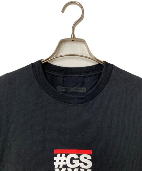 GOD SELECTION XXX（ゴッド セレクション トリプルエックス）GOD SELECTION XXX (ゴッド セレクション トリプルエックス) ロゴTシャツ ブラック サイズ:Lの古着・服飾アイテム