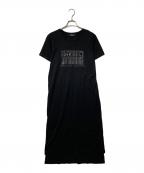 DIESELディーゼル）の古着「カットソーワンピース」｜ブラック