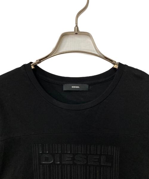 DIESEL（ディーゼル）DIESEL (ディーゼル) カットソーワンピース ブラック サイズ:XSの古着・服飾アイテム
