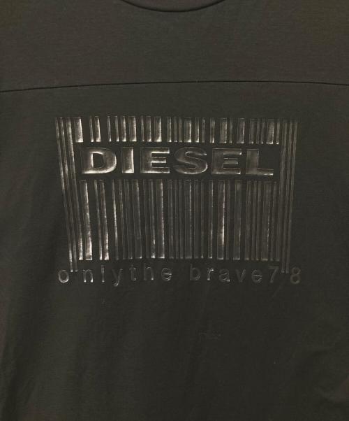 DIESEL（ディーゼル）DIESEL (ディーゼル) カットソーワンピース ブラック サイズ:XSの古着・服飾アイテム