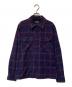 PENDLETON（ペンドルトン）の古着「ウールチェックシャツ」｜ネイビー×レッド