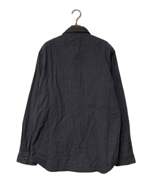 LACOSTE（ラコステ）LACOSTE (ラコステ) リバーシブルスナップボタンシャツ グレー サイズ:Lの古着・服飾アイテム