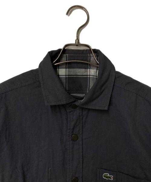 LACOSTE（ラコステ）LACOSTE (ラコステ) リバーシブルスナップボタンシャツ グレー サイズ:Lの古着・服飾アイテム