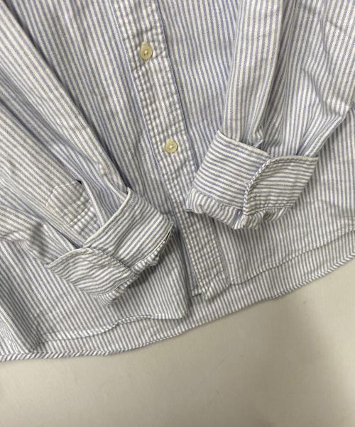 RALPH LAUREN（ラルフローレン）RALPH LAUREN (ラルフローレン) ポニー刺繍ストライプシャツ ブルー×ホワイト サイズ:XLの古着・服飾アイテム