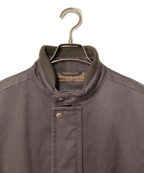 HUGO BOSS（ヒューゴ ボス）HUGO BOSS (ヒューゴ ボス) スタンドカラージャケット ブラウン サイズ:40の古着・服飾アイテム