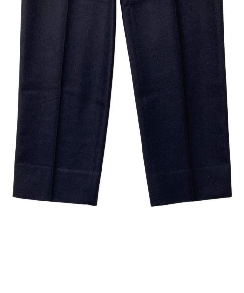 ERMENEGILDO ZEGNA（エルメネジルド・ゼニア）ERMENEGILDO ZEGNA (エルメネジルド・ゼニア) ウールナイロンパンツ ネイビー サイズ:48の古着・服飾アイテム