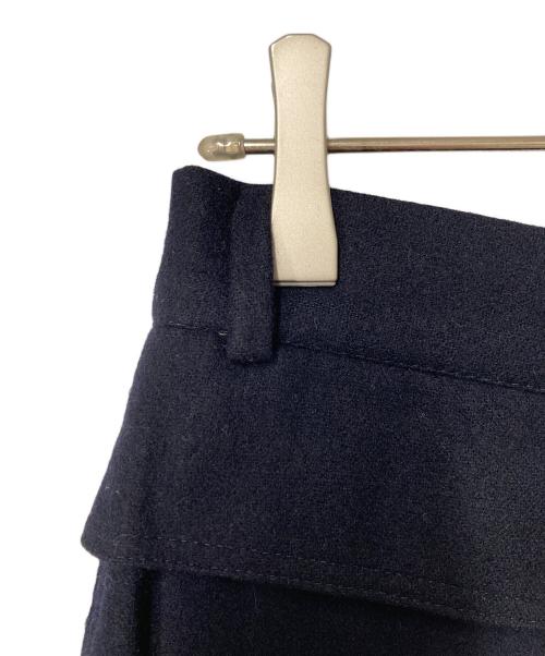 ERMENEGILDO ZEGNA（エルメネジルド・ゼニア）ERMENEGILDO ZEGNA (エルメネジルド・ゼニア) ウールナイロンパンツ ネイビー サイズ:48の古着・服飾アイテム
