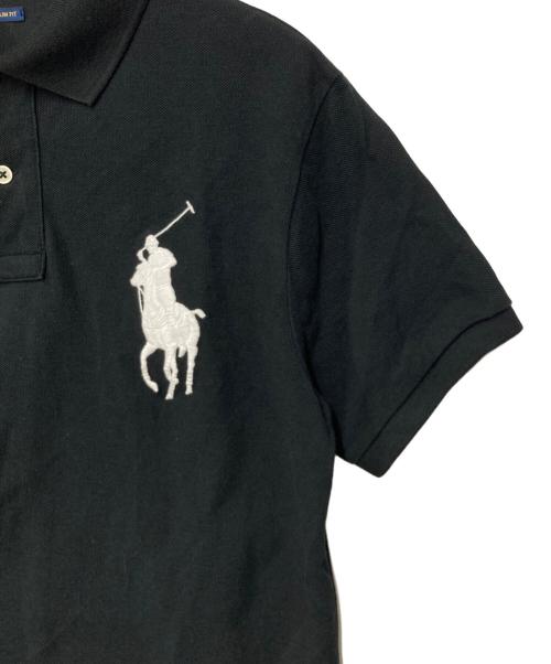 POLO RALPH LAUREN（ポロ・ラルフローレン）POLO RALPH LAUREN (ポロ・ラルフローレン) ビックポニー刺繍ポロシャツ ブラック サイズ:Sの古着・服飾アイテム