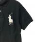 中古・古着 POLO RALPH LAUREN (ポロ・ラルフローレン) ビックポニー刺繍ポロシャツ ブラック サイズ:S：4000円