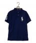 POLO RALPH LAUREN（ポロ・ラルフローレン）の古着「ビックポニー刺繍ポロシャツ」｜ネイビー