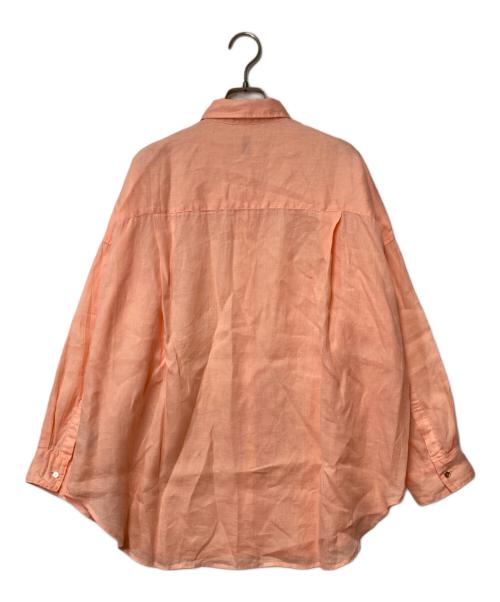 Spick and Span（スピック＆スパン）Spick and Span (スピック＆スパン) リネンカシュクール ビッグシャツ ピンク サイズ:Freeの古着・服飾アイテム
