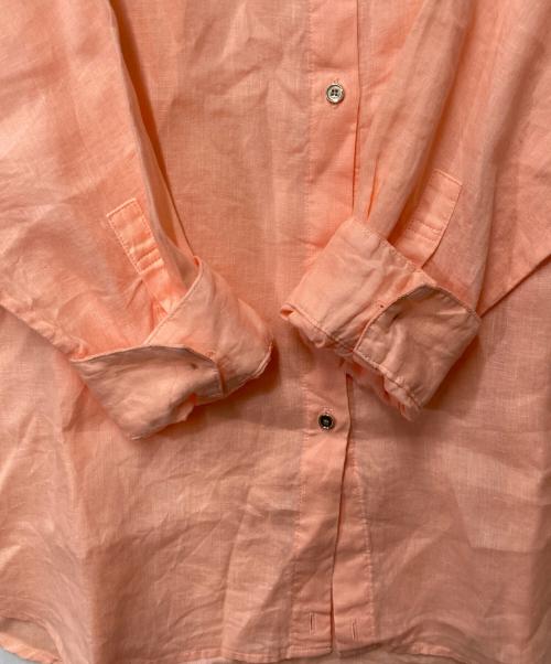 Spick and Span（スピック＆スパン）Spick and Span (スピック＆スパン) リネンカシュクール ビッグシャツ ピンク サイズ:Freeの古着・服飾アイテム