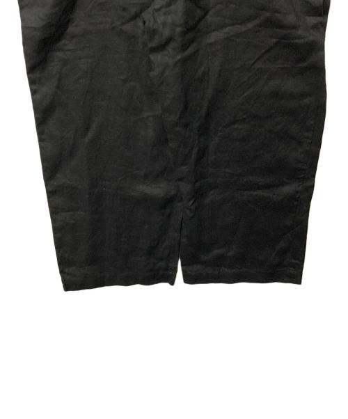 KAGURE（カグレ）KAGURE (カグレ) リネンサロペット ブラック サイズ:Freeの古着・服飾アイテム