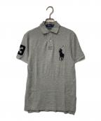 POLO RALPH LAURENポロ・ラルフローレン）の古着「ビックポニー刺繍ポロシャツ」｜グレー