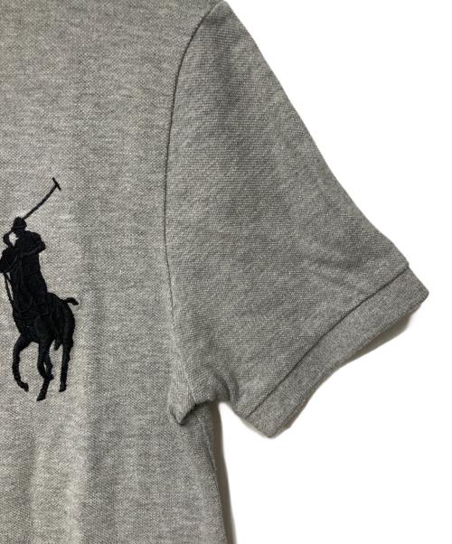 POLO RALPH LAUREN（ポロ・ラルフローレン）POLO RALPH LAUREN (ポロ・ラルフローレン) ビックポニー刺繍ポロシャツ グレー サイズ:XSの古着・服飾アイテム