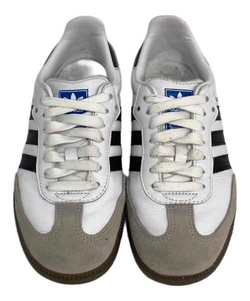 adidas（アディダス）adidas (アディダス) SAMBA ホワイト×ブラック サイズ:US5/UK4 1/2/FR37 1/3/JP230/CHN230の古着・服飾アイテム