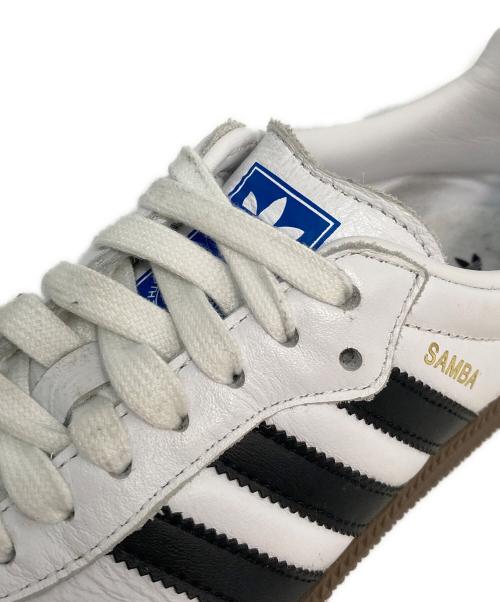 adidas（アディダス）adidas (アディダス) SAMBA ホワイト×ブラック サイズ:US5/UK4 1/2/FR37 1/3/JP230/CHN230の古着・服飾アイテム