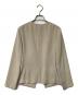 theory luxe (セオリーリュクス) ノーカラージャケット ベージュ サイズ:40：4500円