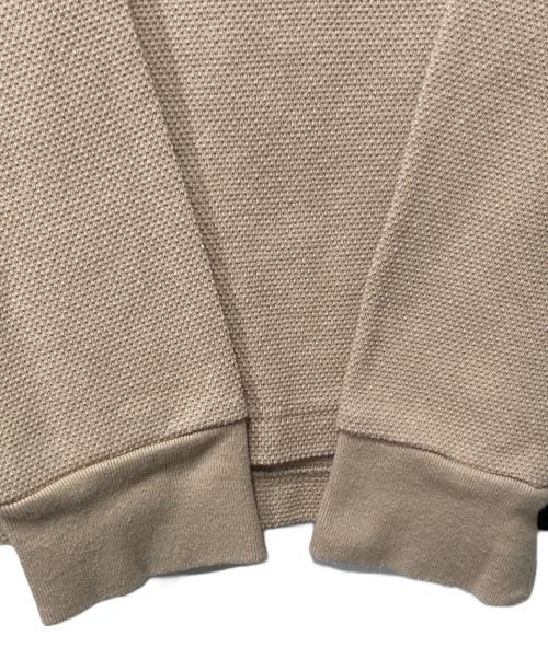 son of the cheese（（サノバチーズ））SON OF THE CHEESE (（サノバチーズ）) Hard Kanoko Polo ベージュ×ネイビー サイズ:Ｍの古着・服飾アイテム