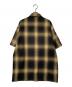 CalTop (キャルトップ) 半袖オンブレチェックシャツ ブラック×ベージュ サイズ:L：5000円