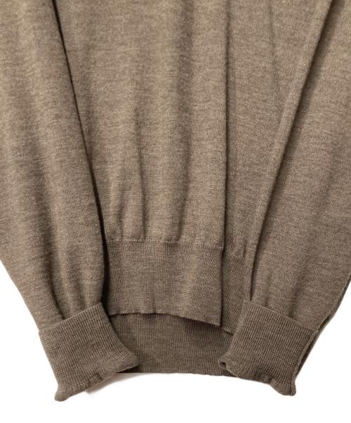 POLO RALPH LAUREN（ポロ・ラルフローレン）POLO RALPH LAUREN (ポロ・ラルフローレン) Vネックウールニット ブラウン サイズ:Ｍの古着・服飾アイテム